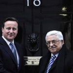 David Cameron meets Palestinian Authority President Mahmoud Abbas