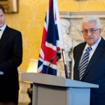 Nick Clegg at joint press conference with Mahmoud Abbas