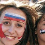 Russian-Chinese-and-Syrian-flags