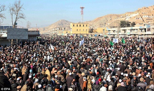 Afghans protest Quran burning
