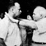 Ben Gurian talking with Yitshak Rabin
