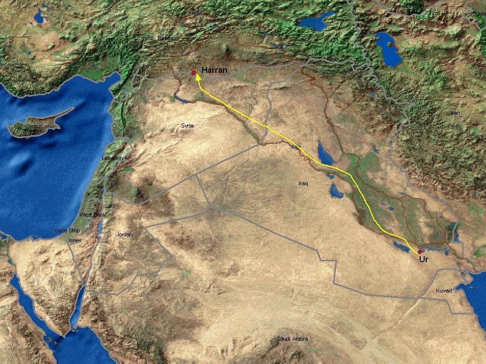 Canaan Biblical Map 3 