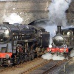 David Shepherd’s 9F (left) and J15 celebrating its centenary