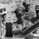 Nordafrika, Erwin Rommel mit Offizieren