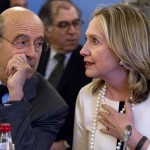 Hillary and French Foreign Minister