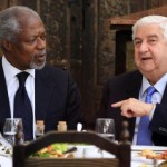 Syria’s FM Muallem talks with Arab League UN envoy Kofi Annan