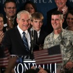Ron Paul And Supporters Attend Iowa Caucus Night Event