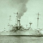 USS LIBERTY SEEN FROM USS AMERICA