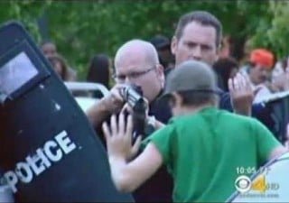 child threatned by rogue cop