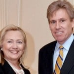 Christopher Stevens US ambassador to Libya with Clinton