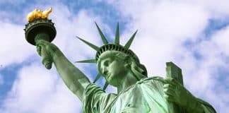 Fourth of July Funeral for Murdered Miss Liberty