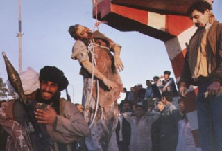 President Najiibullah hanged by Taliban - 1987