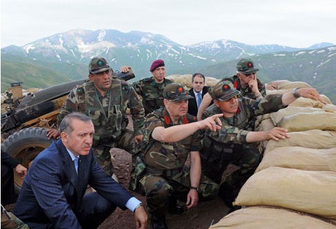 Erdogan overseeing operations against Kurds