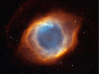 The eye of God in outer space / NASA photo taken by the Hubble Space Telescope has been labeled the 'Eye of God' by frequent forwarders.
