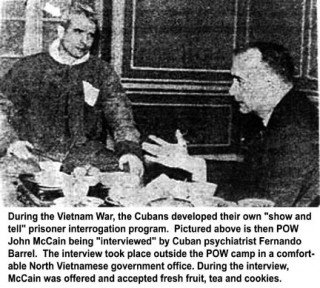 John McCain - having tea