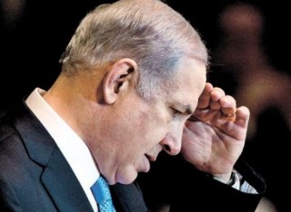 Bibi has been banging his head against the wall