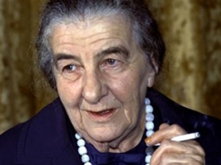 Israeli Prime Minister Golda Meir