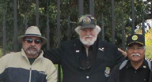Vietnam War Veterans Francisco Juarez, John Rowan and Andy Rebulio