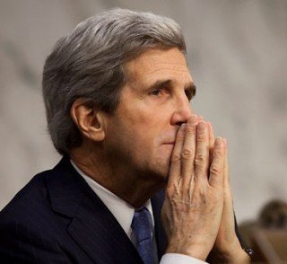 John Kerry - between a rock and a hard place?