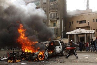 MB militias burned down Police stations all around Egypt few days after the protests kicked off at Tahrir Square