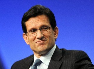 Image: U.S. House Majority Leader Cantor takes part in a panel discussion titled "The Awesome Responsibility of Leadership" at the Milken Institute Global Conference in Beverly Hills, California