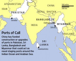 String of Pearls strategic ports