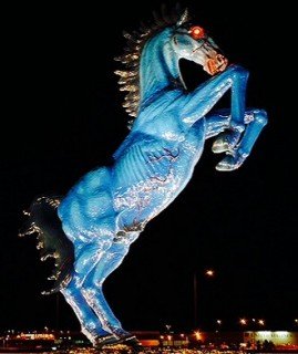 Statue at Denver International Airport