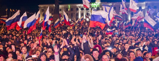 Crimea referendum celebration