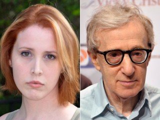 Dylan Farrow and Woody Allen