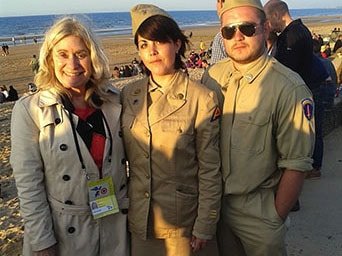 Dressed in WWII Uniforms