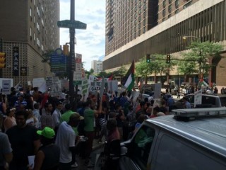 Protesters in Philadelphia