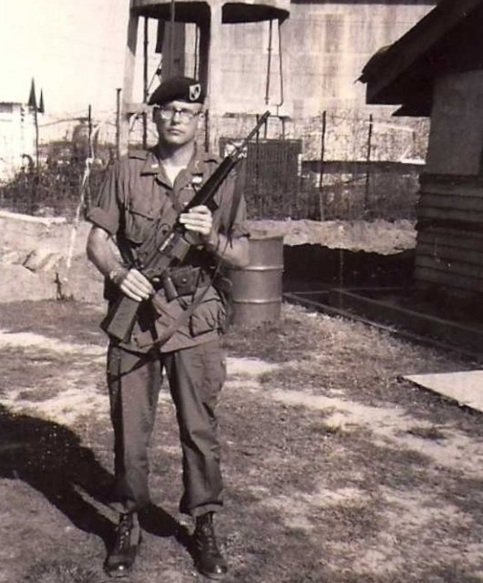 Jim (Colonel) Hanke, a young Lt. in Vietnam with a prototype Stoner rifle