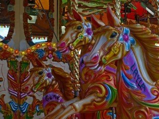 Cardiff carousel like a British merry-go-round for Wales' people