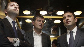Georgia Dream coalition leaders Irakli Alasania -Sozar Subari -Irakli Garibashvili - Georgia business is now running as it should