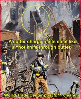 Nano-thermite cutter charge twin towers