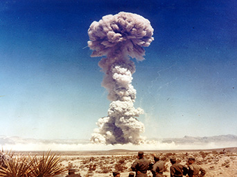 American military forces participating in Nevada Atomic testing