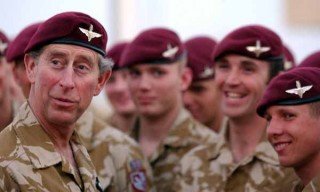 HRH Prince Charles visited troops in Basra in the last deployment.