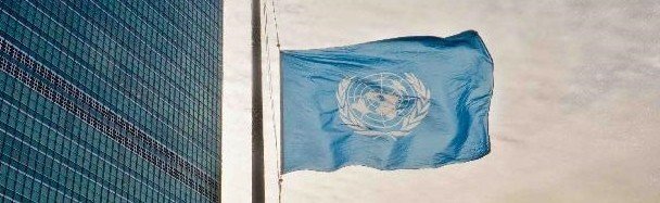 UN Flag at Half Staff