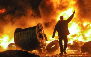 The Western orchestrated violent coup set Ukraine afire