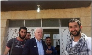 Senator McCain with Syrian rebels - FSA - 27 May 2013