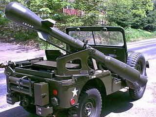 Because our tanks were outdated our early Cold War strategy was based on tactical nukes