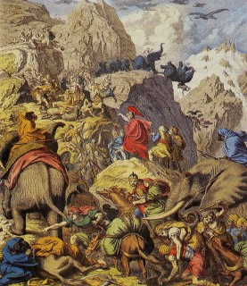 Hannibal Crossing the Alps