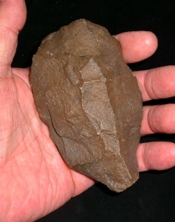 Acheulean hand axe, 500,000 years old