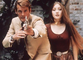 Roger Moore and Jane Seymour