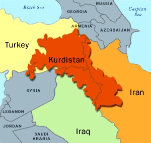 Kurdistan broken up by The West -- will The West put it back together again as an exercise in chaos game theory?