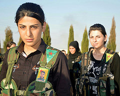 Kurdish teenage girls are now out boots on the ground figthing ISIL, which the US, Israel and Gulf States birthed