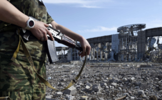 Donetsk airport destroyed by Western oligarchs -- but the fight goes on