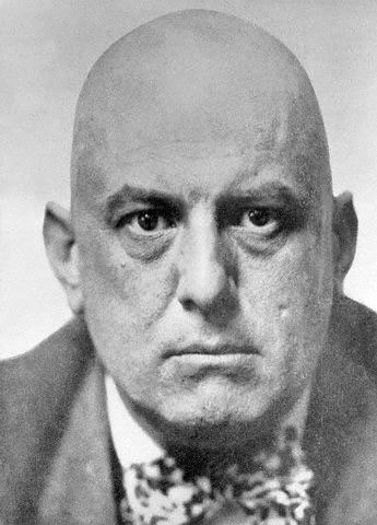ALEISTER CROWLEY, ENGLISH SATANIST, ALSO KNOWN AS “THE GREAT BEAST”.