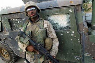 US military soldiers on