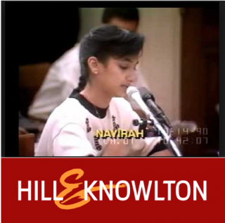 The giant PR Firm of Hill and Knowlton was Retained by the White House of President George H.W. Bush in 1990 to sell the American people a war against the Iraqi government then led by Saddan Hussein. The company employed the daughter of the Kuwaiti Ambassador to Canada and the United States to defraud Congress and the US media with a fabricated story about Iraqi soldiers ripping Kuwaiti babies from incubators to kill them..